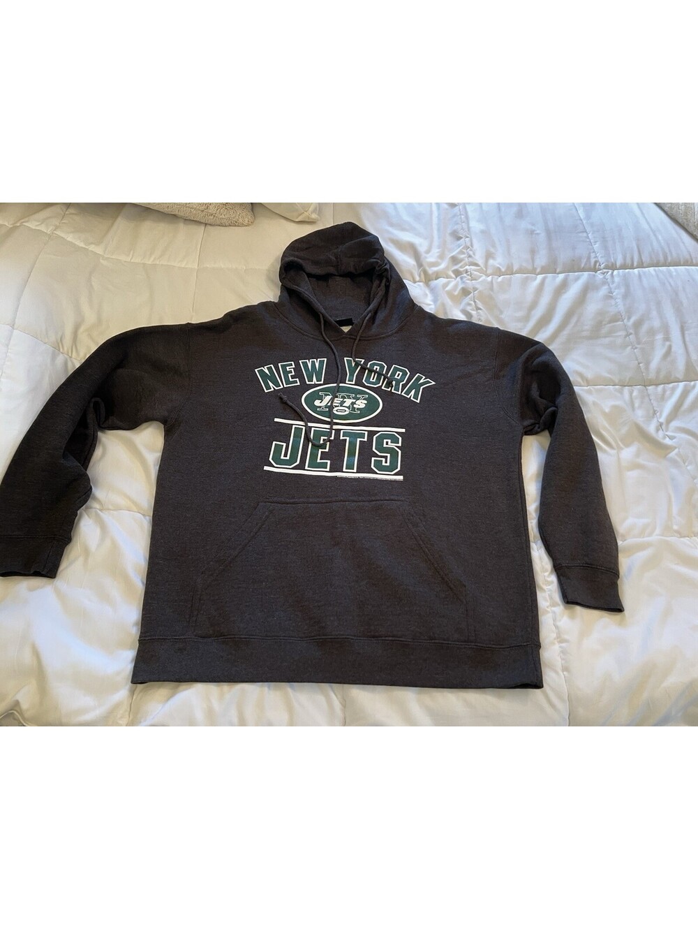 NFL Team Apparel New York Jets XL Sweatshirt Hoodie black green Football